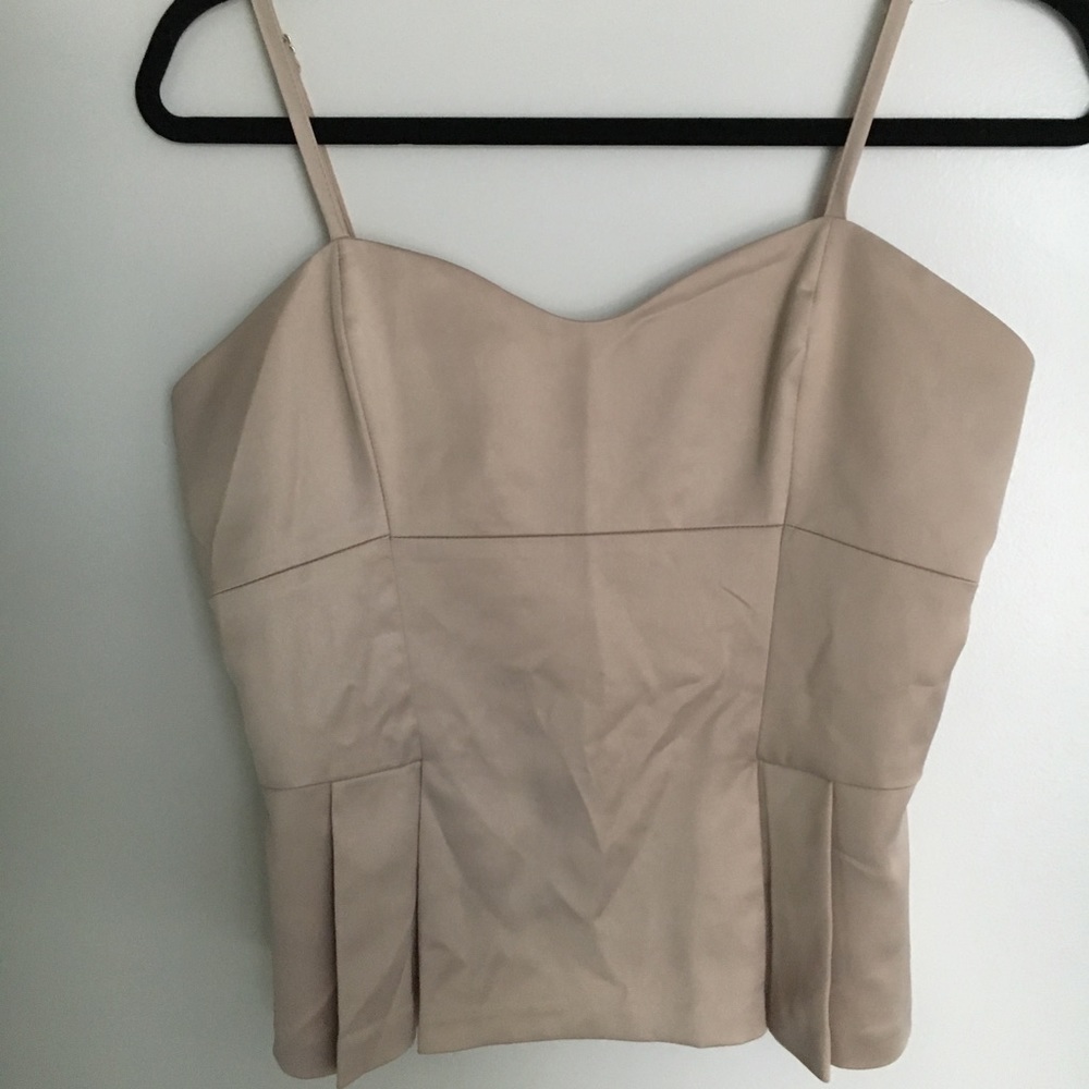 Nude spaghetti strap top.