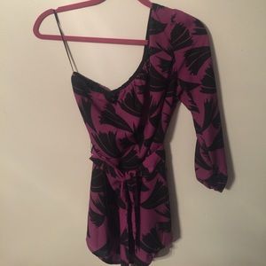 Express one shoulder blouse