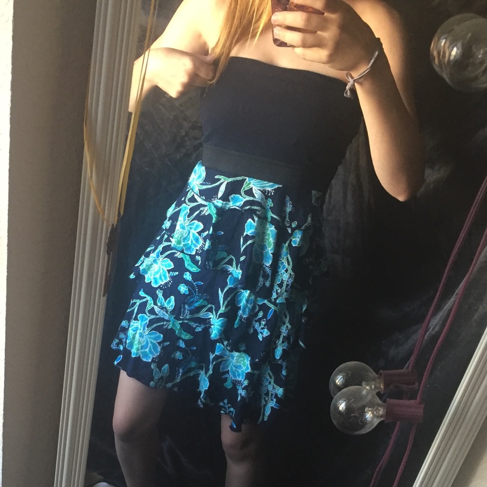 Express strapless dress