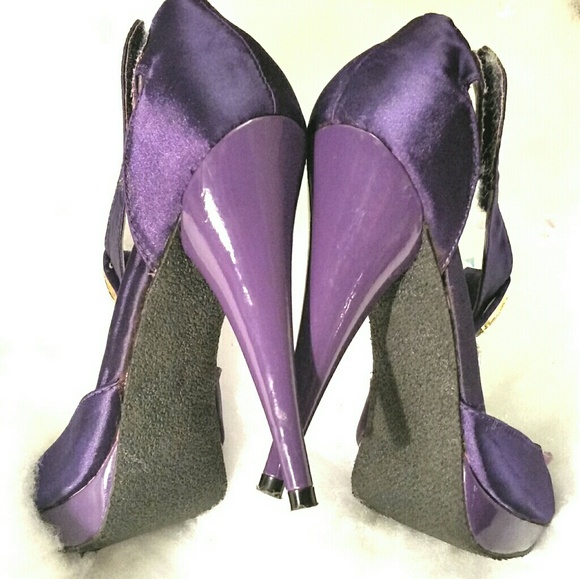 Express Rhinestone Statement Heels - Picture 4 of 8