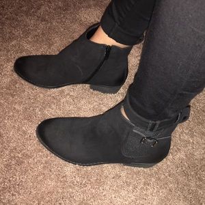 Black booties