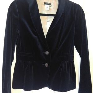J.crew velvet blazer