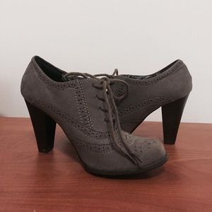 FIONI vintage suede heels