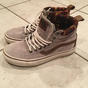 vans sk8 hi mte grey suede