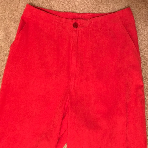 Ultra-soft Red Pants - Picture 2 of 4