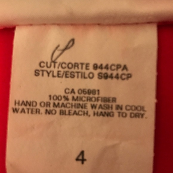 Ultra-soft Red Pants - Picture 4 of 4