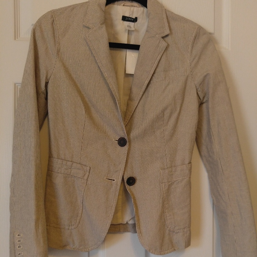 Not available. Lightweight blazer from J.Crew