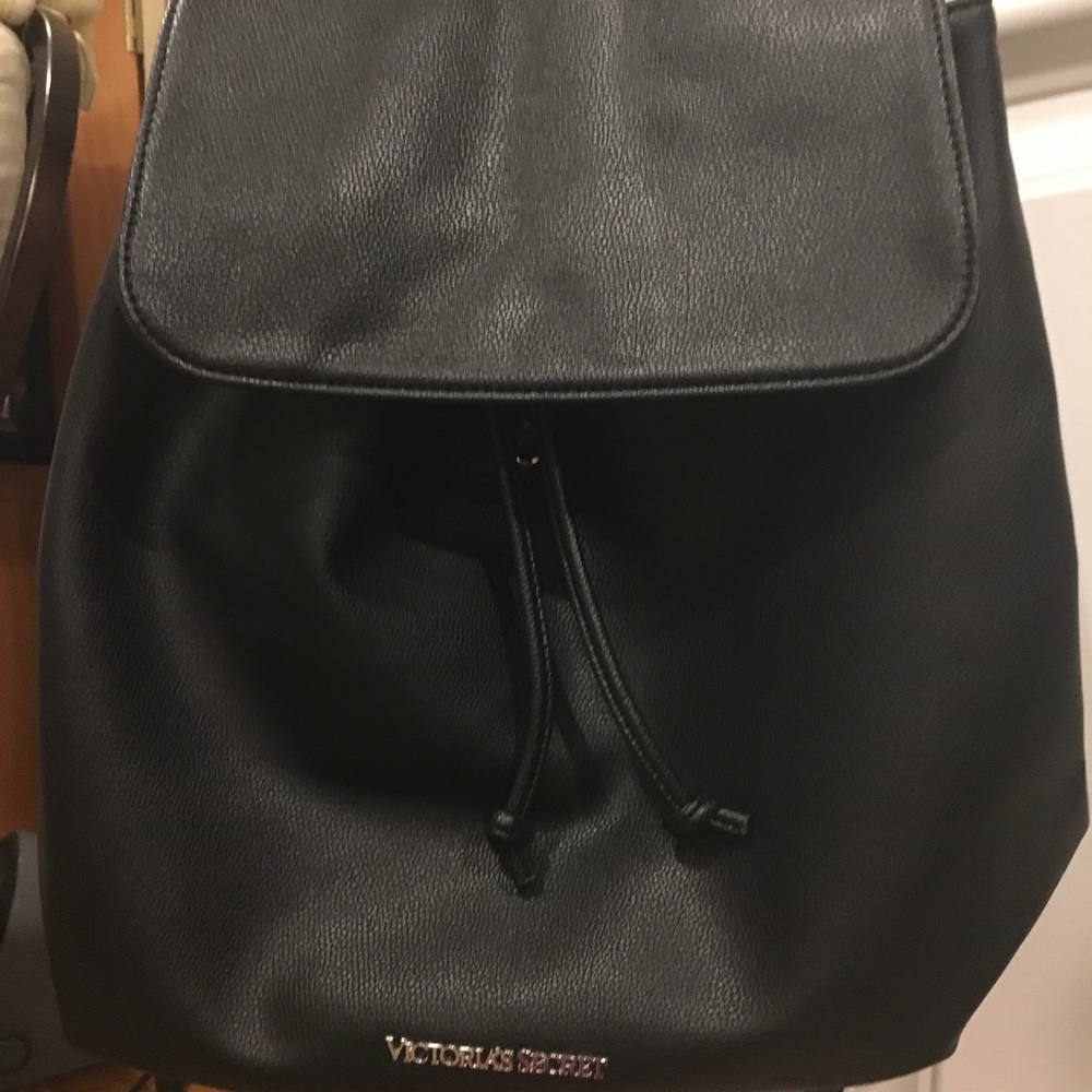 Victoria secret leather backpack!