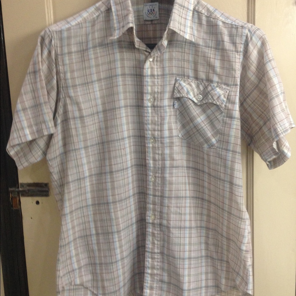 Vintage XL Levi's Strauss Shirt, 1980 Olympic Game