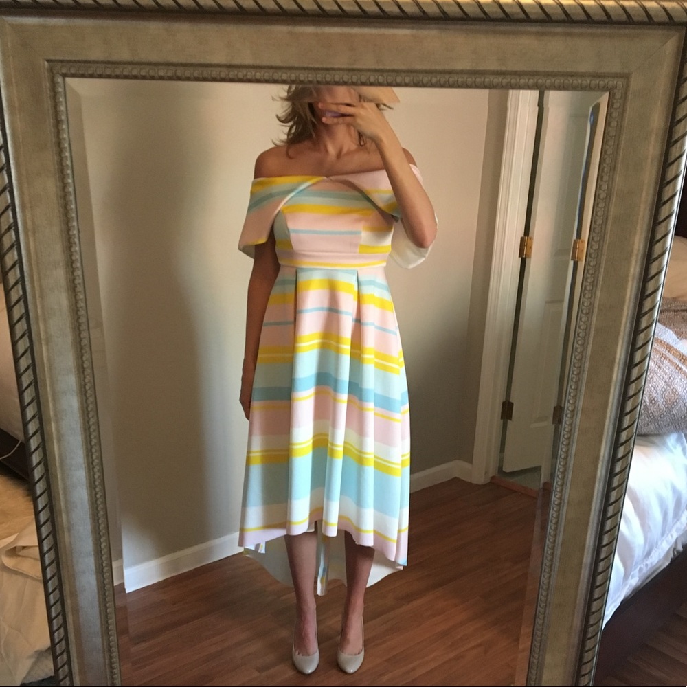 Asos Pastel Striped Dress