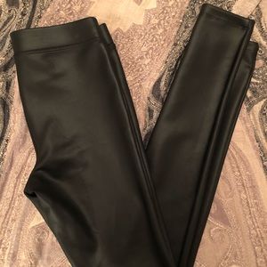 Express faux leather leggings
