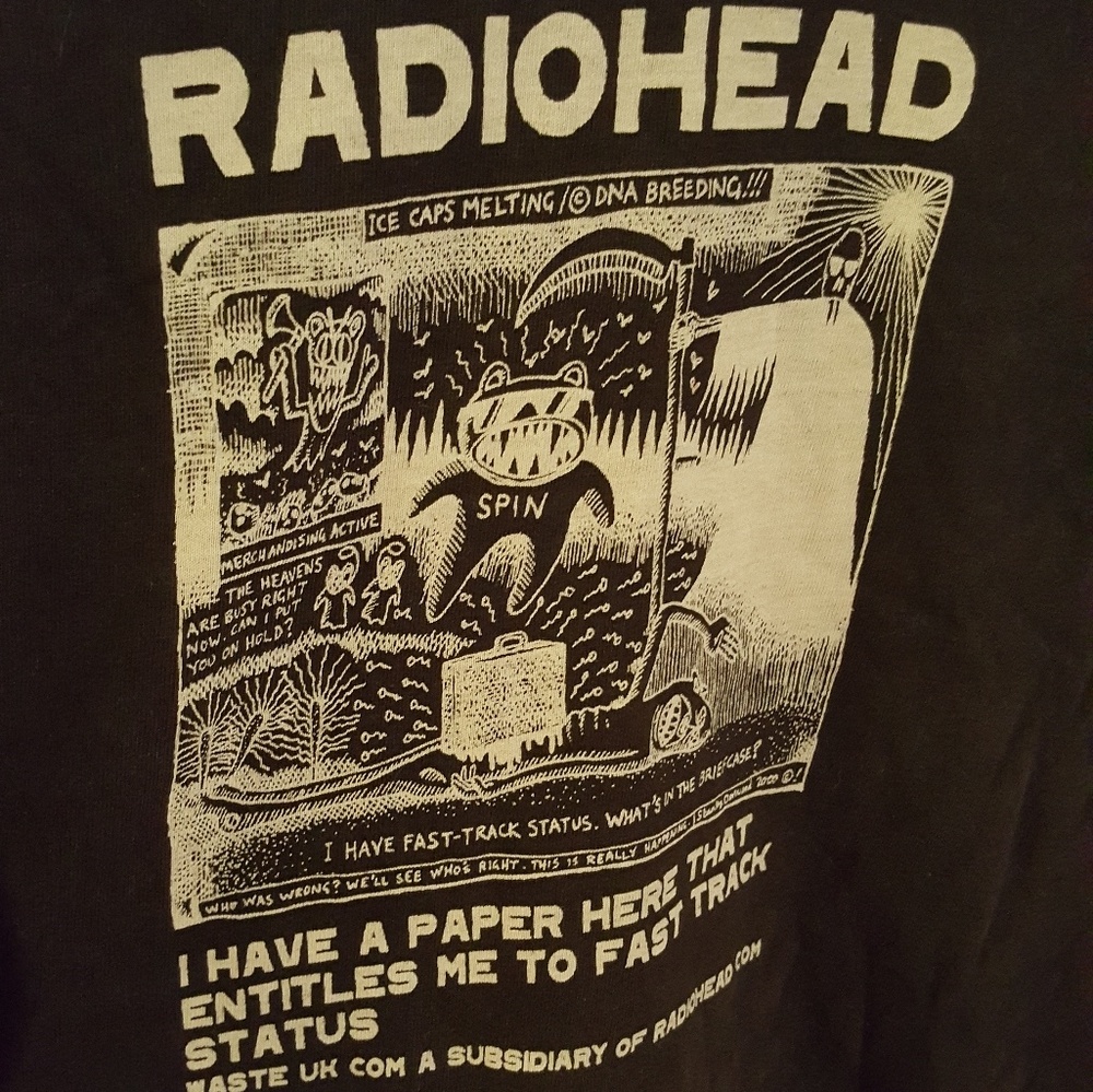 Authentic Vintage Radiohead T-shirt