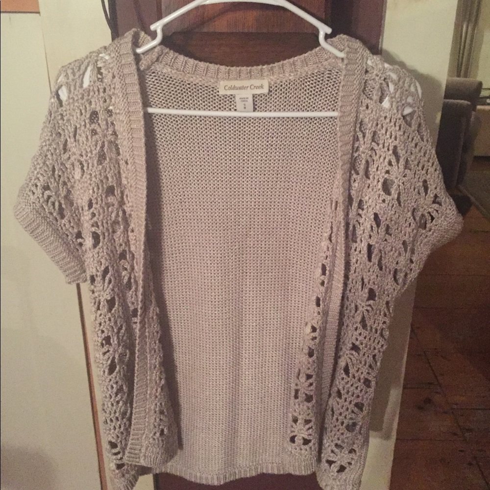 Coldwater Creek open vest