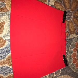 Red Express skirt