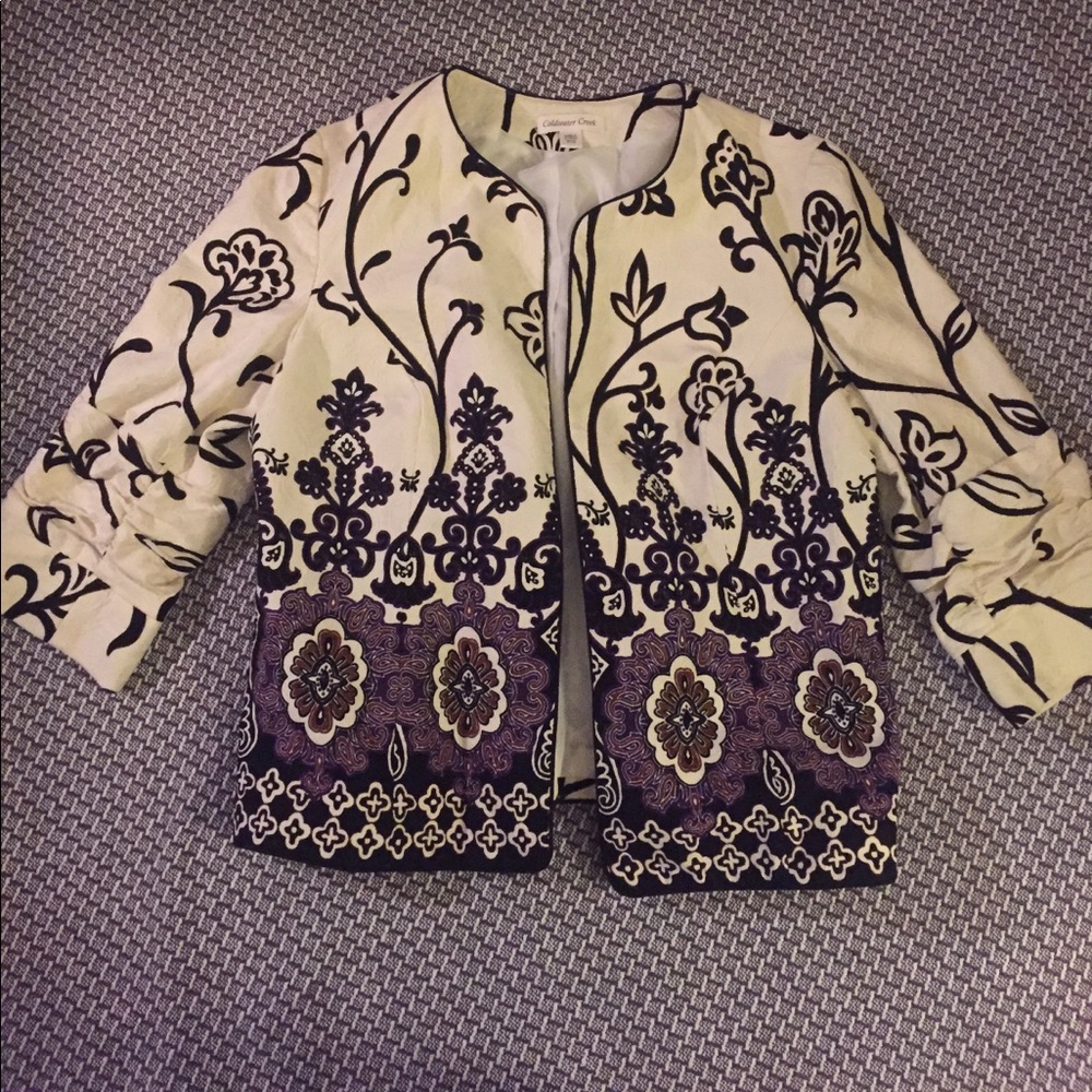 Cold Water Creek Cropped Blazer