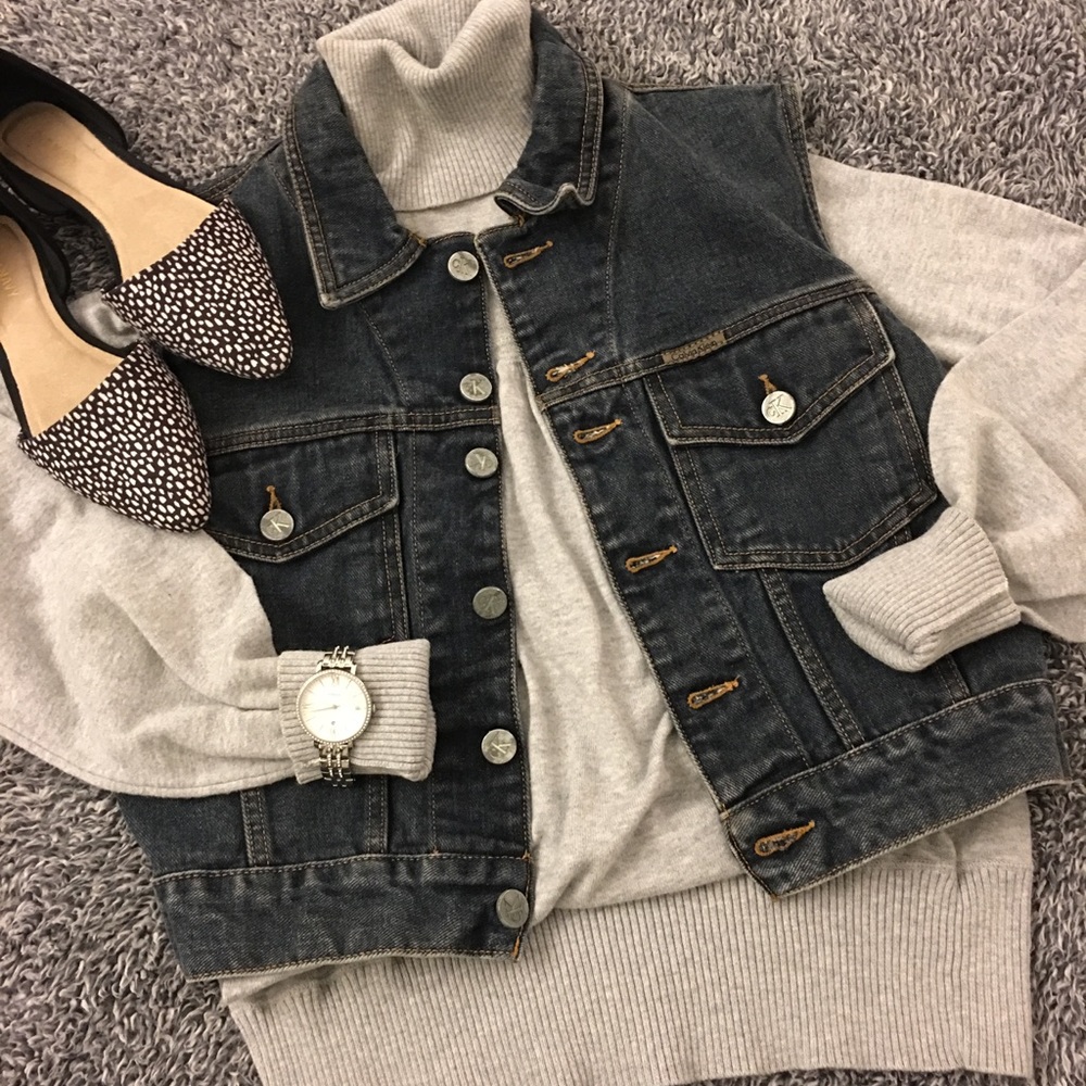 Calvin Klein | Vintage style | denim vest!