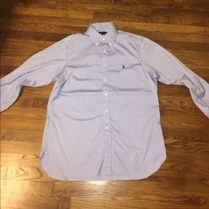 Polo Ralph Lauren 16.5, 34/35 blue dress shirt.