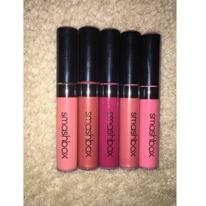 5 smashbox GLOSSES