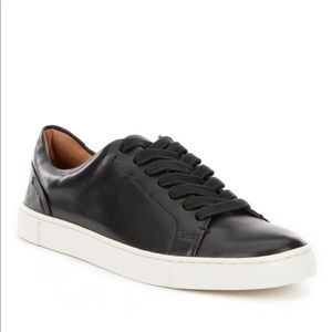 Frye Ivy Low Leather Lace-Up Sneakers
