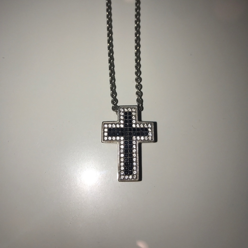 Cross, sterling silver , never worn