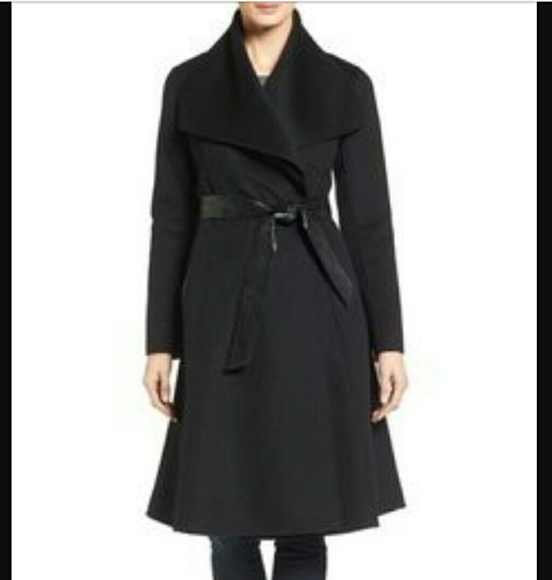 Mackage Drape Front Double Face Fit & Flare Coat  - Picture 1 of 3