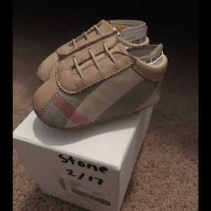 Authentic Baby Burberry shoes infants