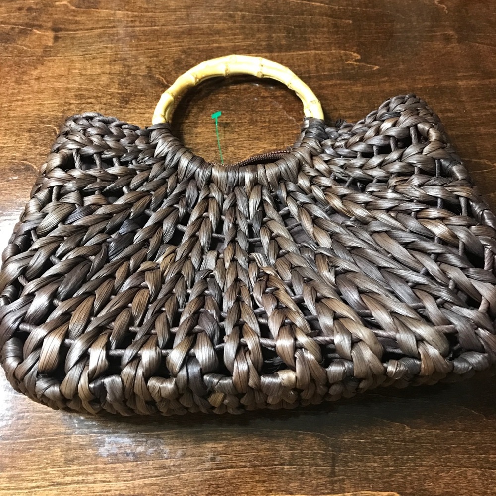 Rattan purse
