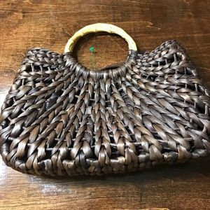 Rattan purse