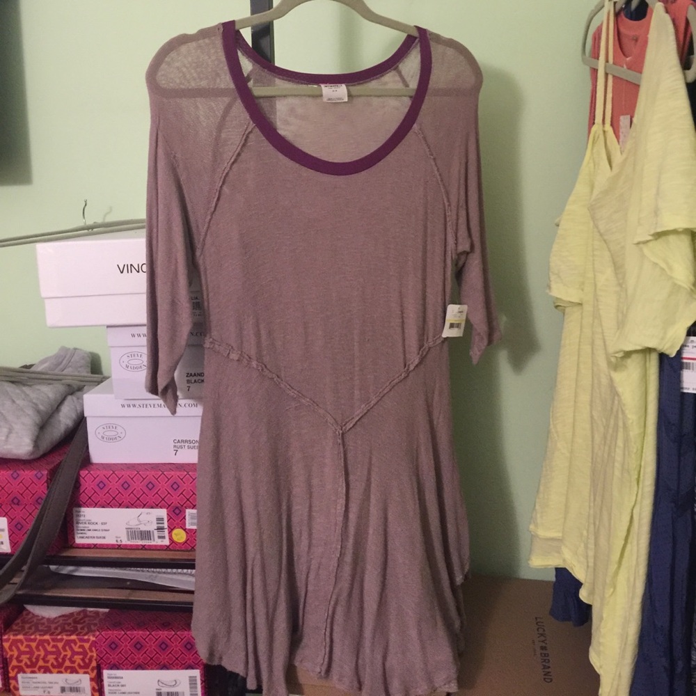Free People M Taupe Combo Weekend Layering NWT!