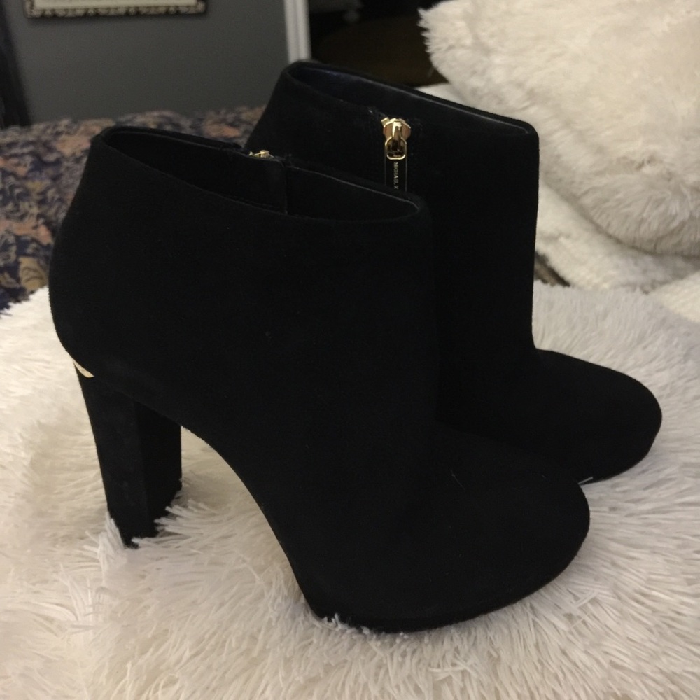 Michael Kors suede booties
