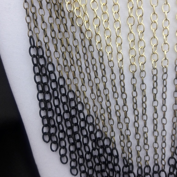 Handmade cable chain necklace & earrings - Picture 5 of 6