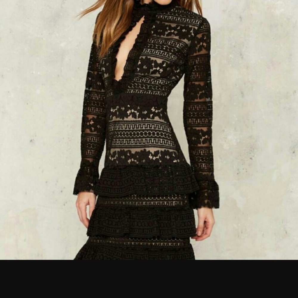 Nasty Gal Dickinson Lace Dress