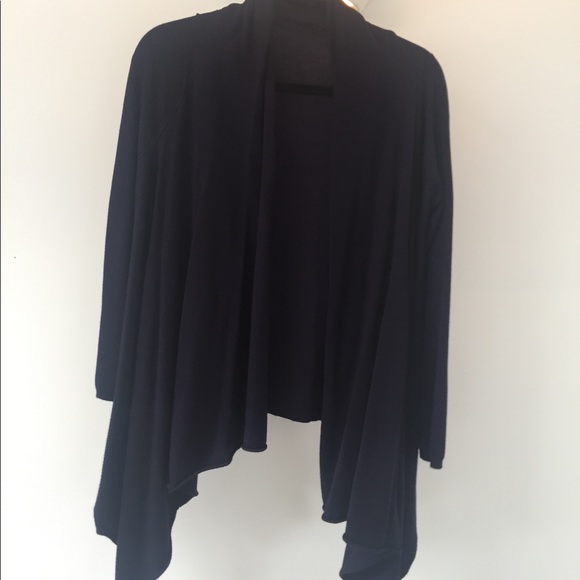 Zara Cardigan Navy Blue size large - Picture 2 of 6