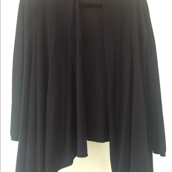 Zara Cardigan Navy Blue size large - Picture 4 of 6