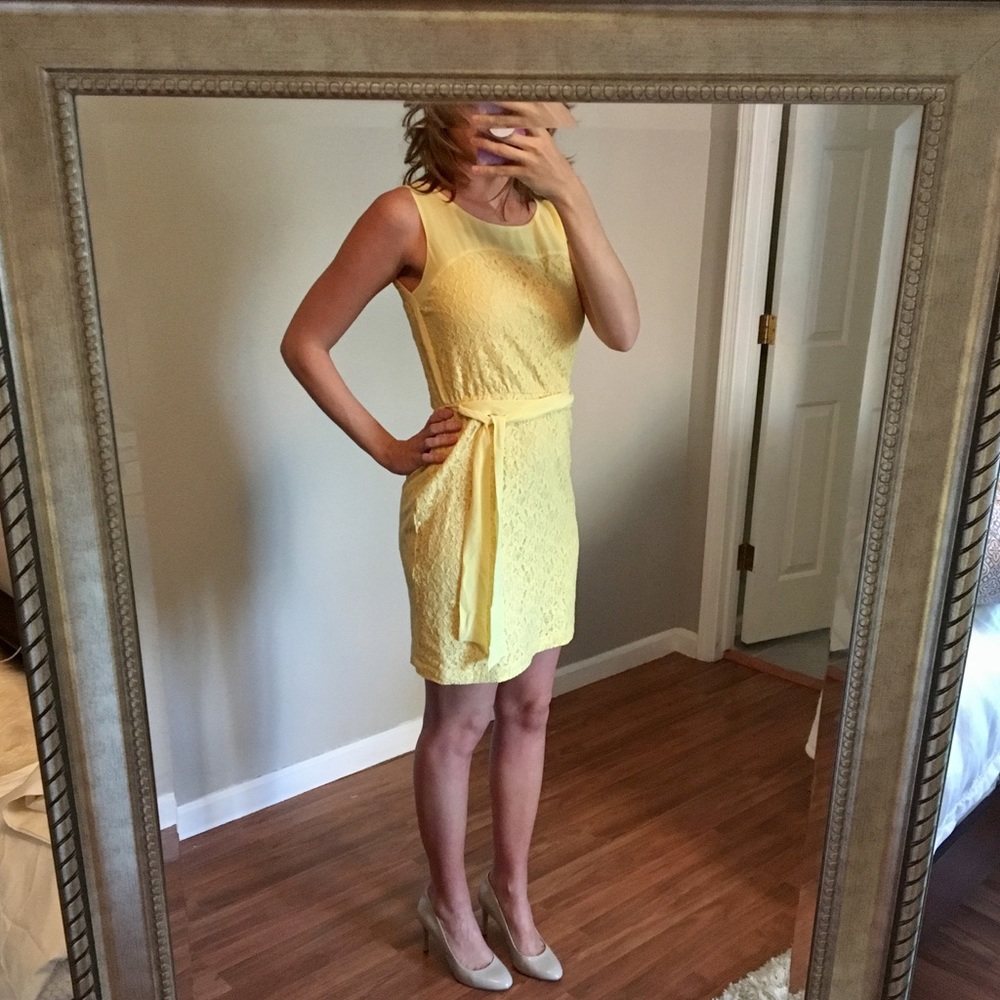 Yellow Lace Dress