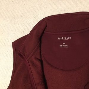 Vest burgundy Vanhusain