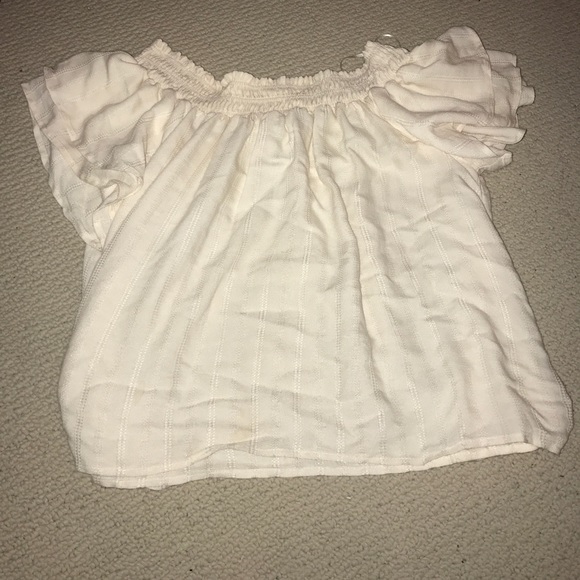 ASTR The Label off the shoulder white/ivory top - Picture 3 of 3