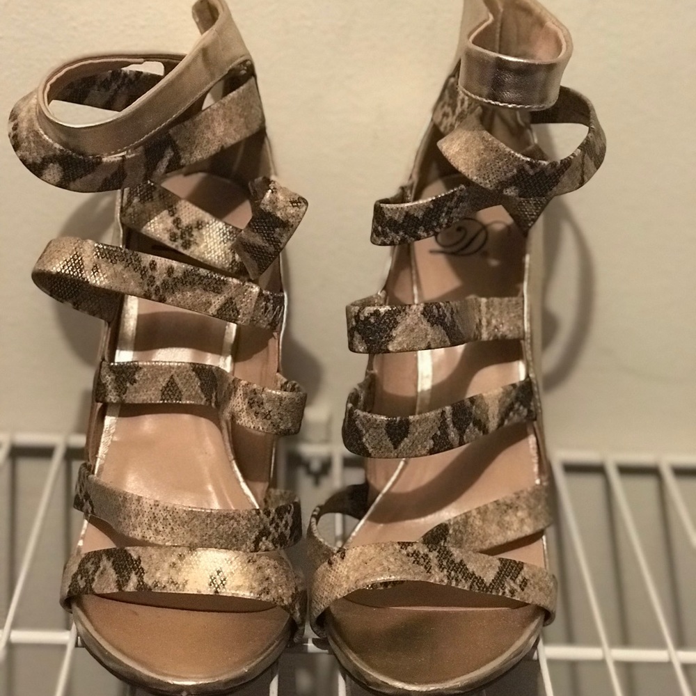 Fair worn heels