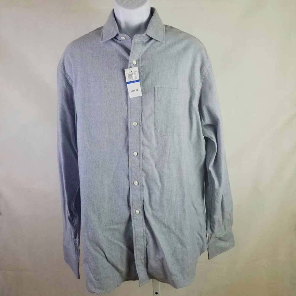 NWT New England Men's Pastel Blue Shirt Size XL