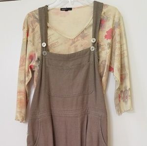 Capri overalls and matching shirt