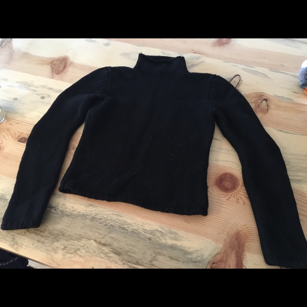 Black Knit J. Crew Sweater
