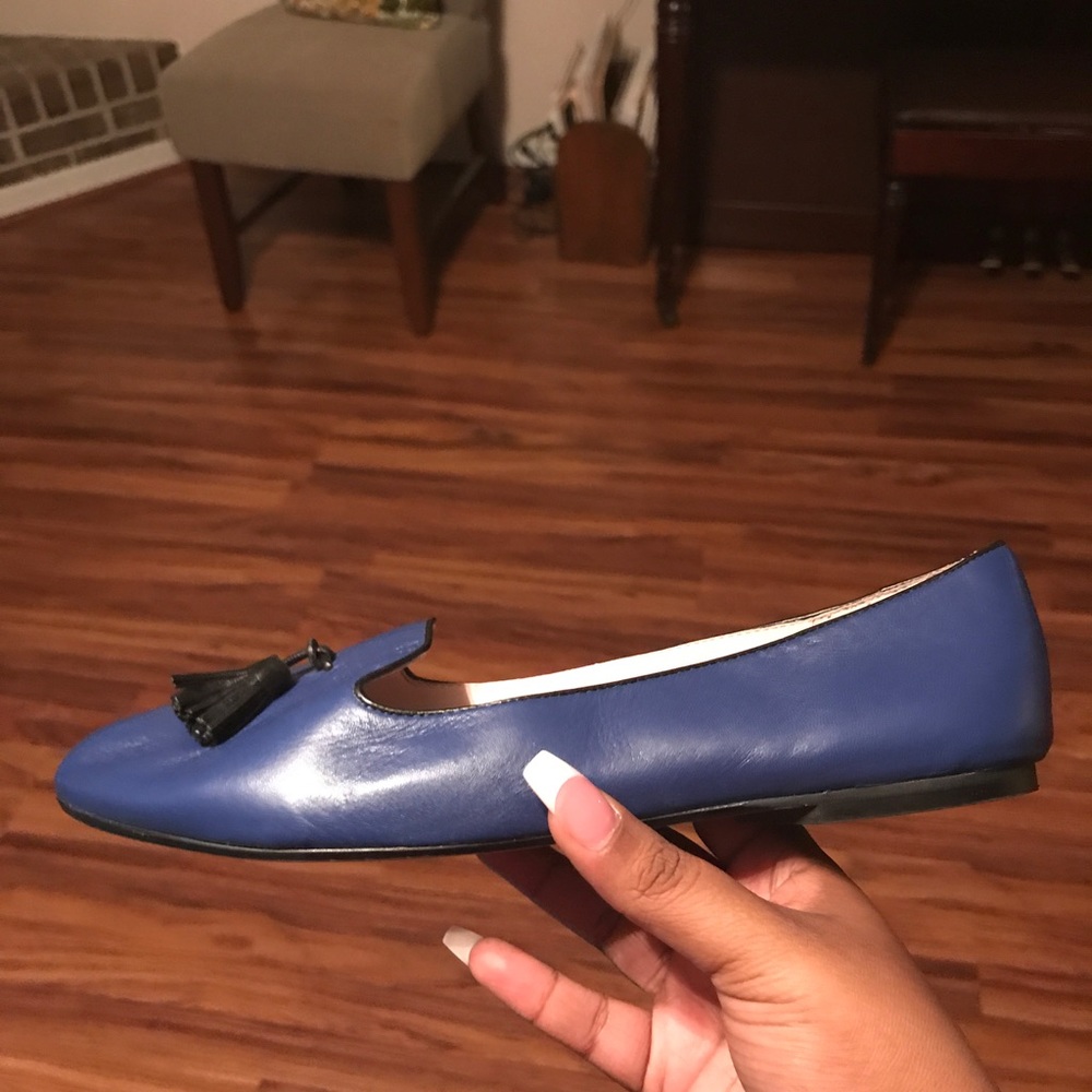 Leather flats