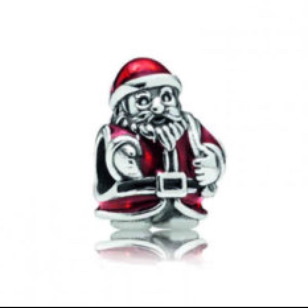 Pandora St. Nick, Red enamel  Charm