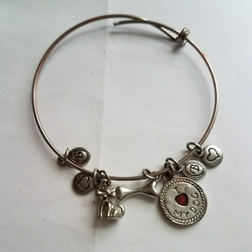 Bella perlina I love my dog bracelet