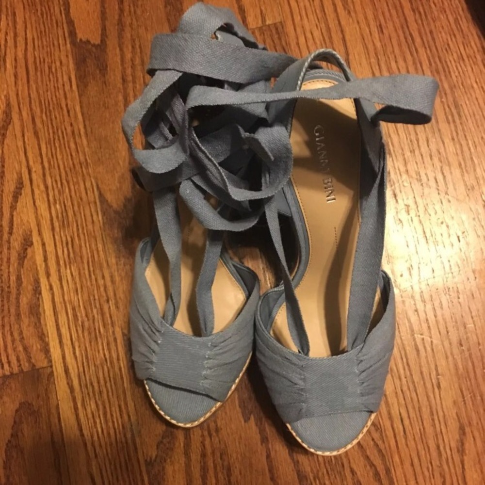 Gianni Bini lace up wedges size 8.5 nwt