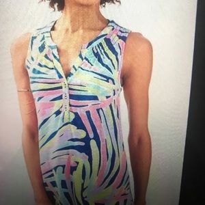 Lilly Pulitzer Essie Dress Indigo Sea Dreamin S