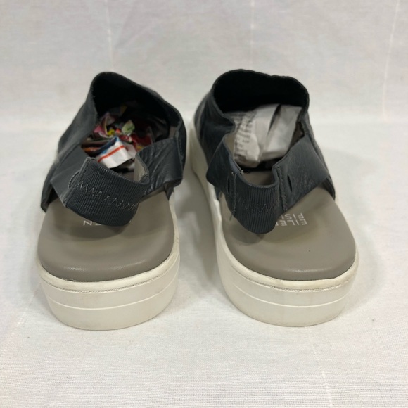 Eileen Fisher Slingback leather sandals sneakers - Picture 4 of 5