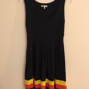 Color block tank dress