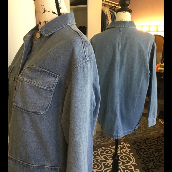Jones New York Heavy Denim Jacket PS - Picture 5 of 6