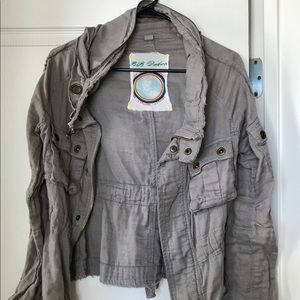 BB Dakota Gray Hooded Jacket